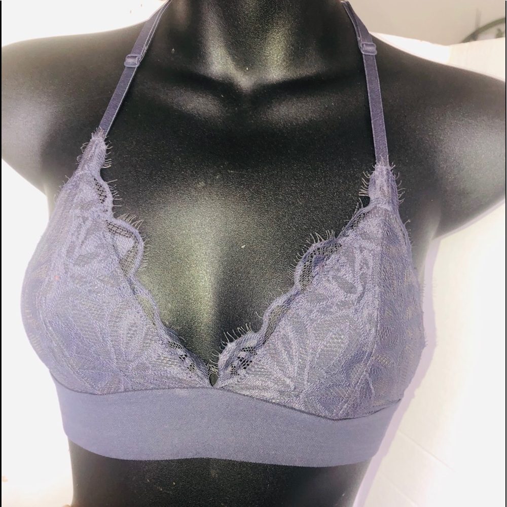 Pink Victoria secret light purple lace bralette